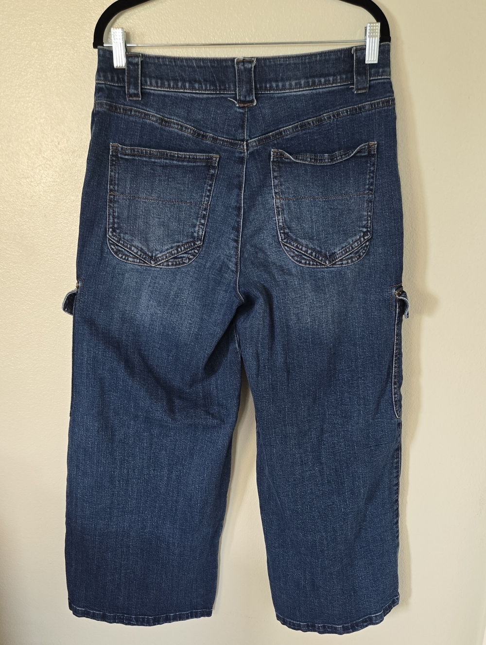 Democracy | Ab Solution Cargo Wide Leg Jeans Size 10 - Picture 5 of 12